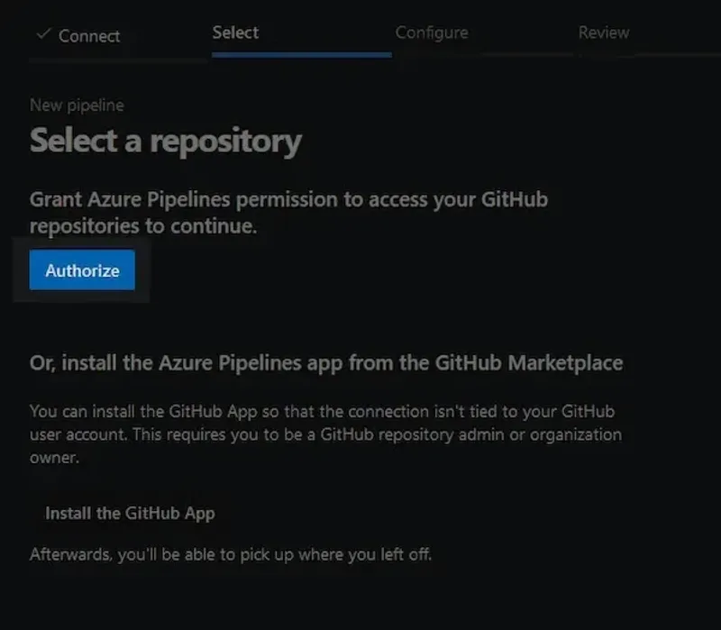 「Authorize」ボタン